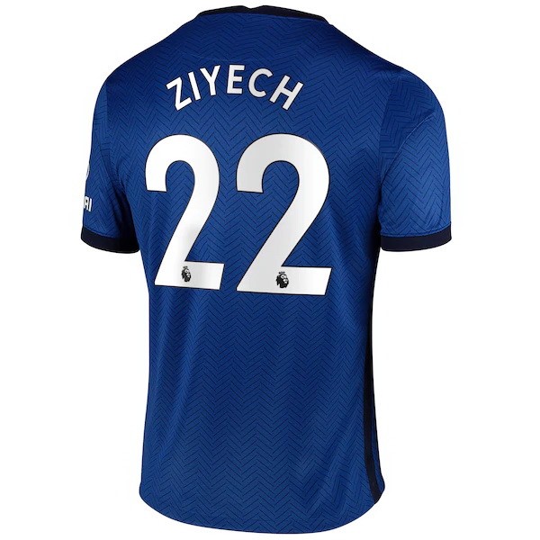 Maglia Chelsea NO.22 Ziyech 1ª 2020-2021 Blu